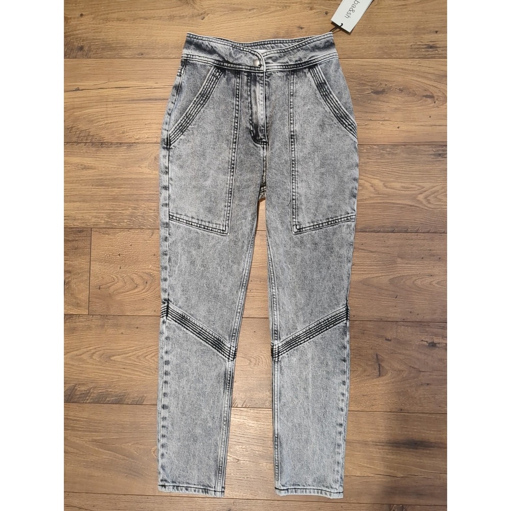 BA&SH Women's Sz XS 26x26‎ Mame Boyfriend Acid Wash Jeans